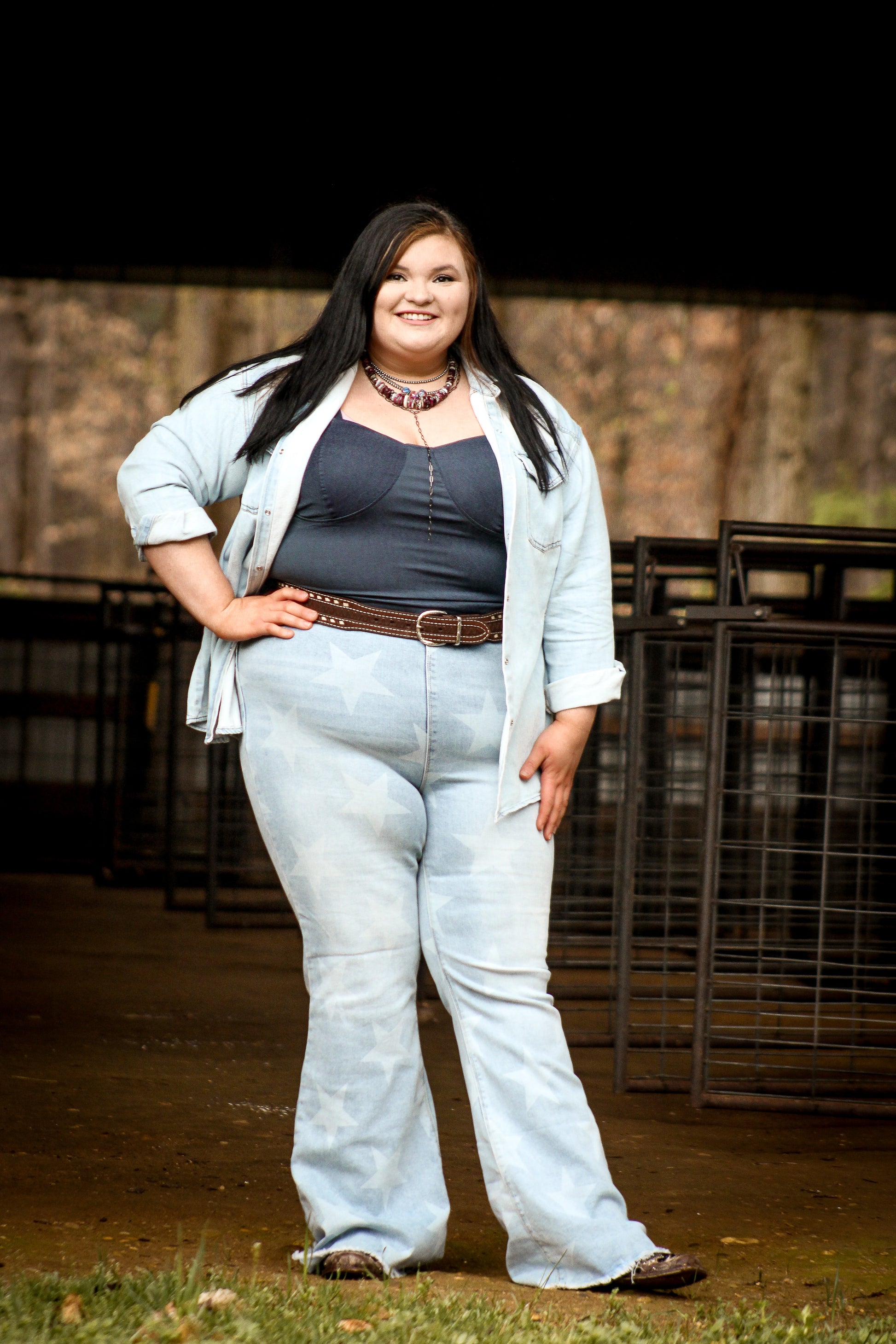 Light Wash Star Flare Jeans – The Curvy Ranch Wife